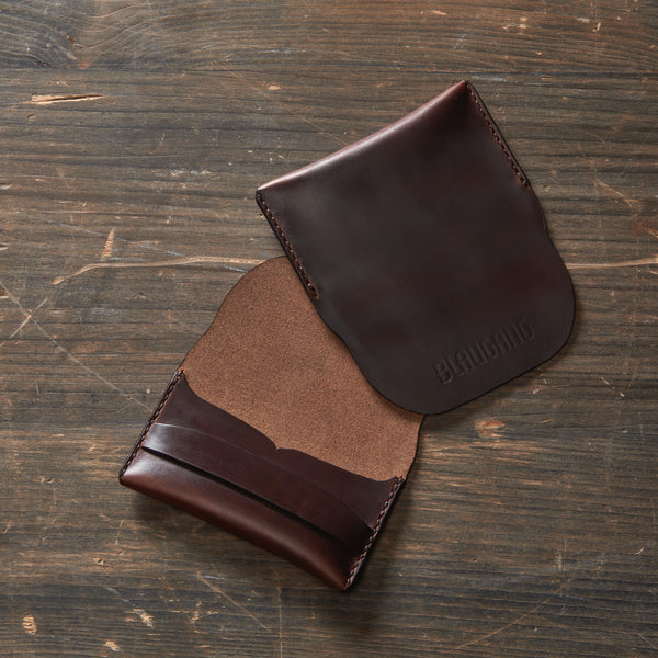 BLAUGANG Kreditkartenetui - Horween Chromexcel Braun