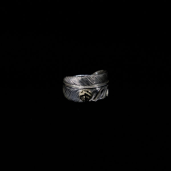 KinG Smith Feather Ring with Gold Point