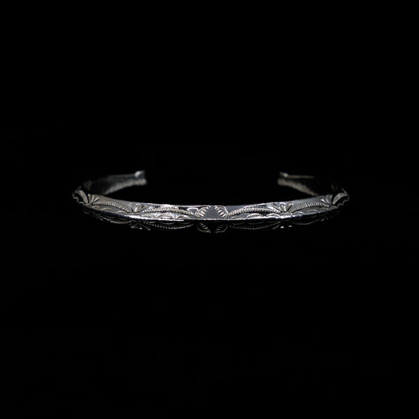 KinG Smith Navajo Stamped Bangle Large