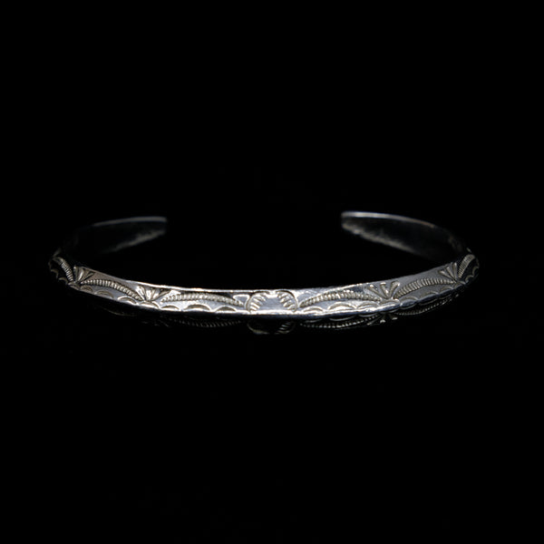 KinG Smith Navajo Stamped Bangle Large
